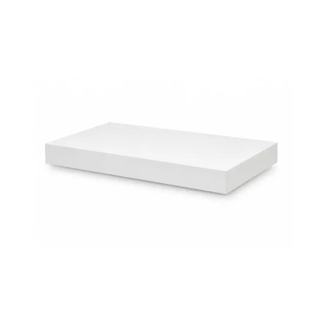 Raft media de perete cu orificiu pentru cablu, 445 × 300 × 50 mm