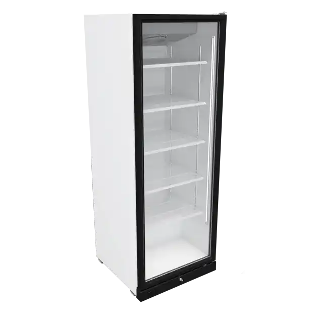 Glass-door refrigerated cabinet, 700 L, +1…+10 °C, 749 × 810 × 2100 mm