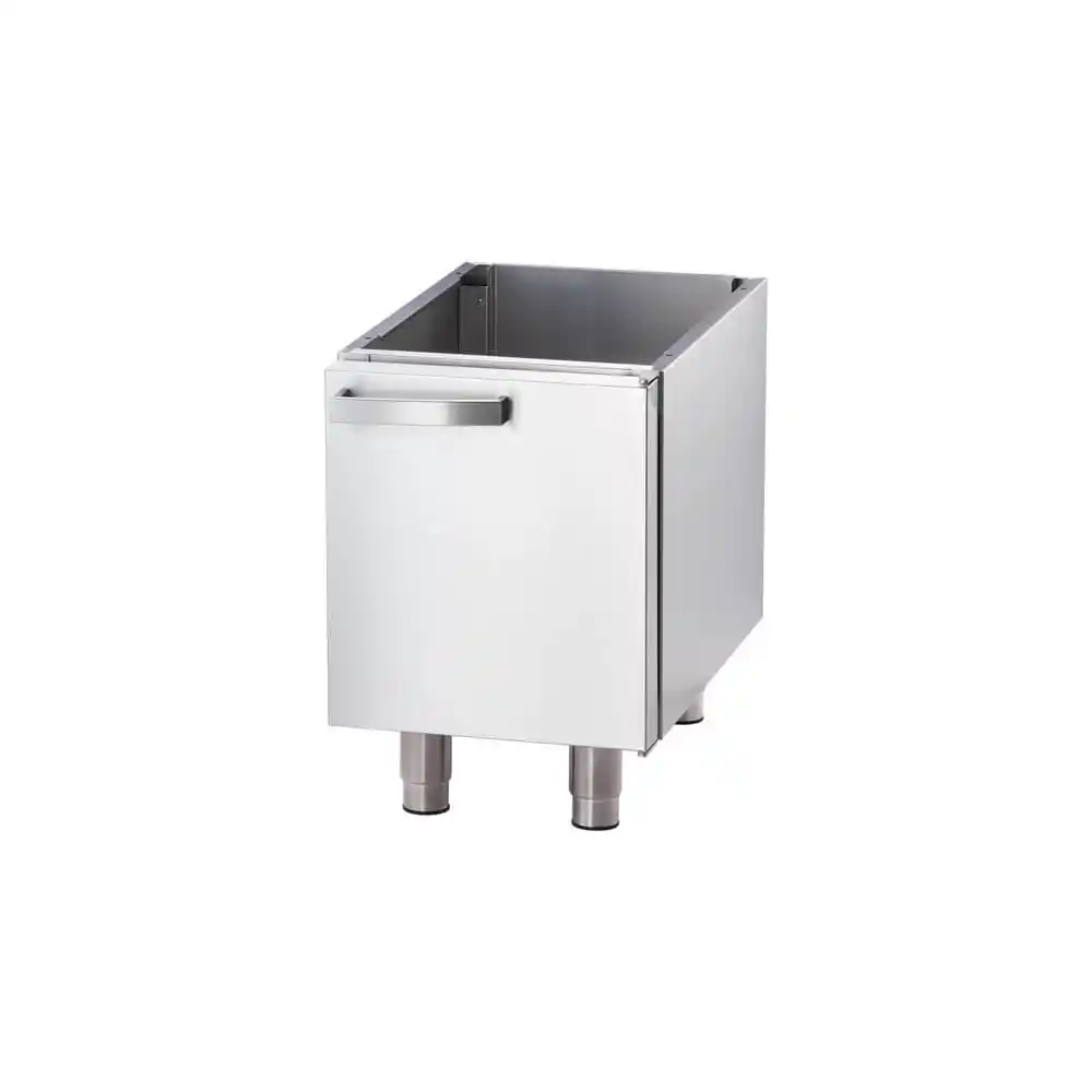 Suport neutru închis din oțel inoxidabil cu ușă, 400 × 640 × 600 mm