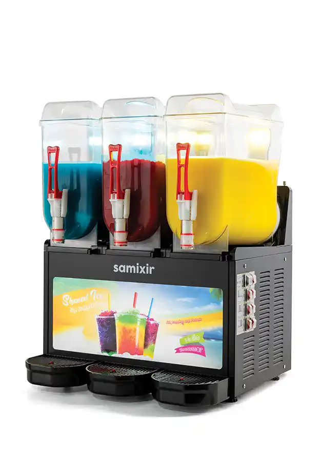 Диспенсер для Холодных Напитков 3x12 l Желтый SLUSH Triple Allure