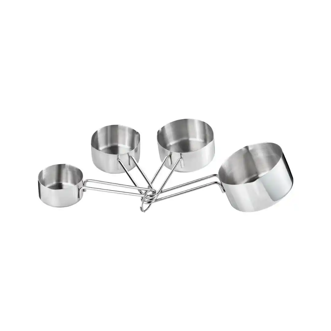 Set căni gradate din oțel inoxidabil, 4 piese (60–250 ml)