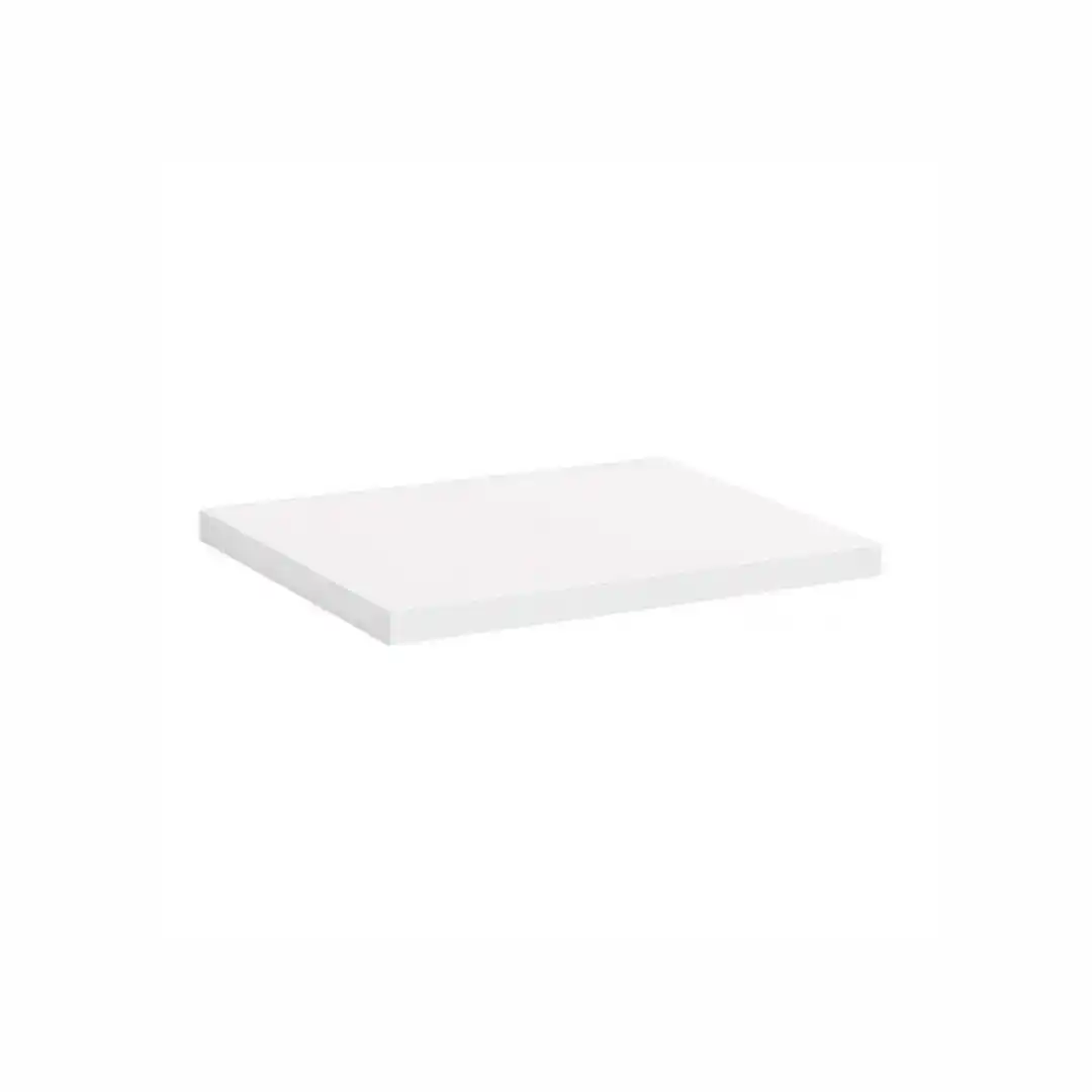 Laminated shelf, white