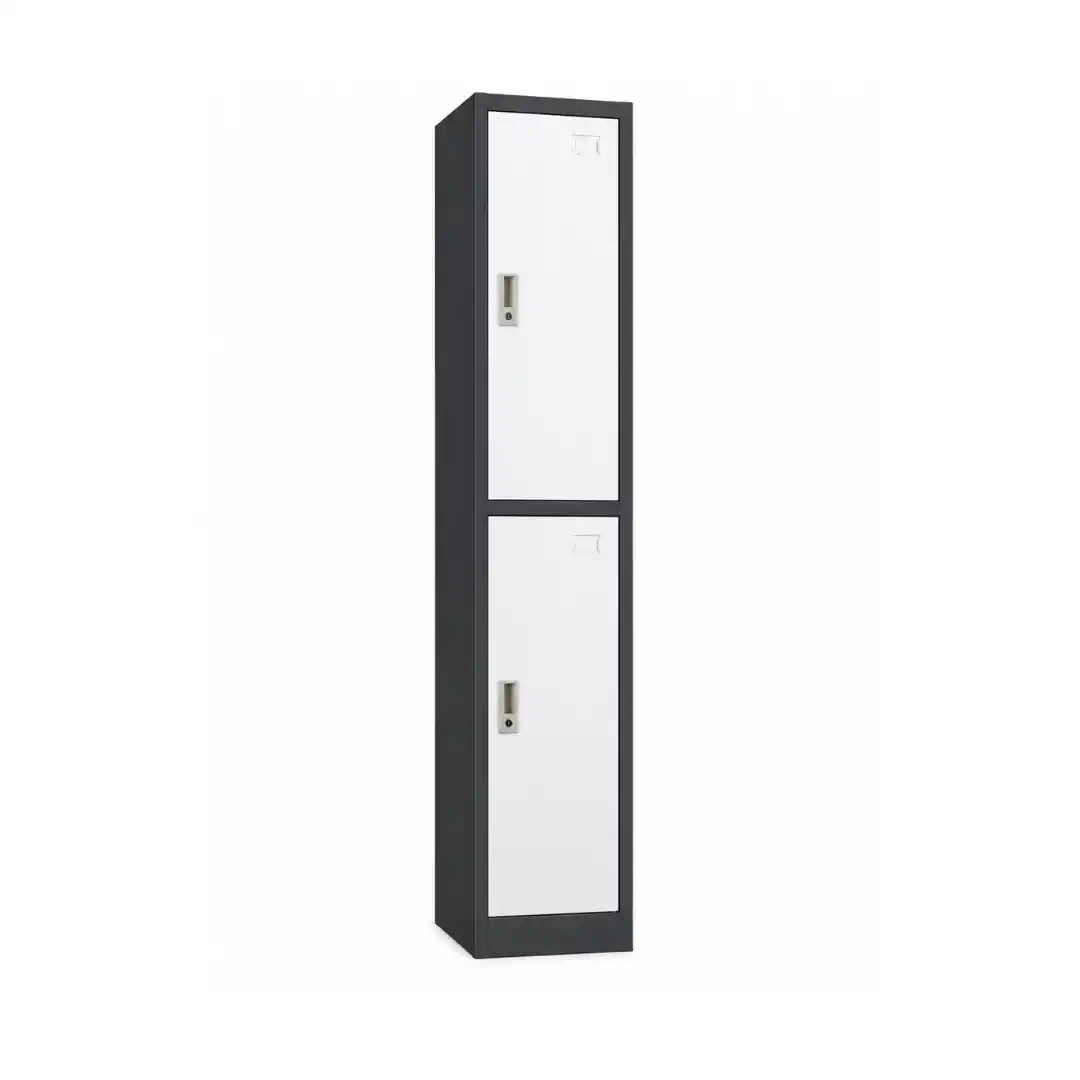 Dulap metalic pentru haine cu 2 uși, 380 × 450 × 2000 mm