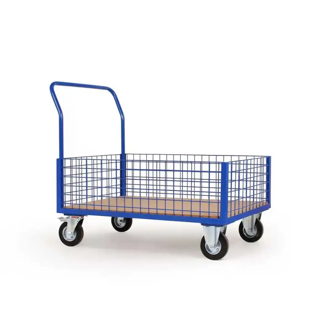 Carucior de transport marfă Transporter H, 900x650x1050, capacitate 400kg