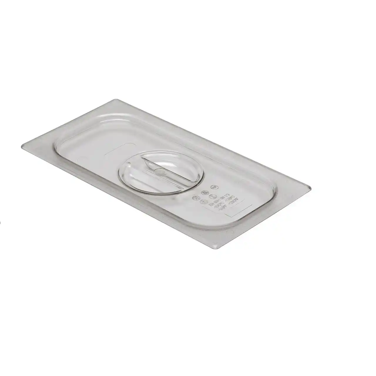 Capac GN 1/1 din policarbonat transparent cu decupaj pentru sous-vide