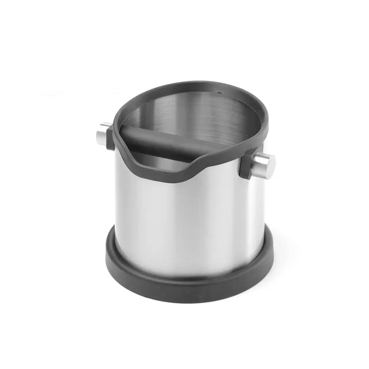 Round container for mash, stainless steel