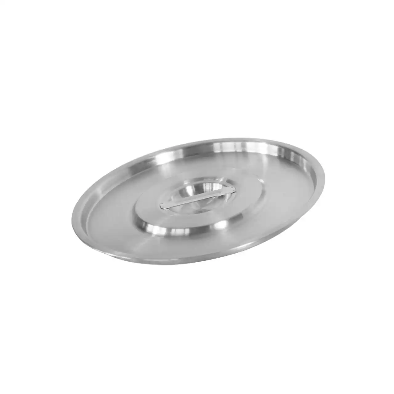 Stainless steel lids for cookware and buckets, Ø280–305 mm