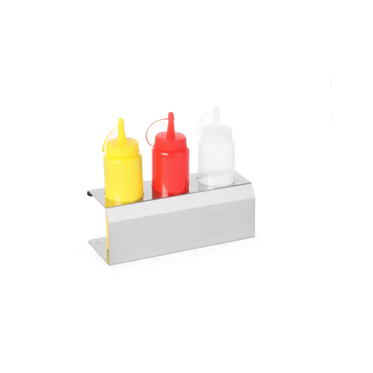 Suport pentru sticle de sos, 3 dispensere, 0,2 l