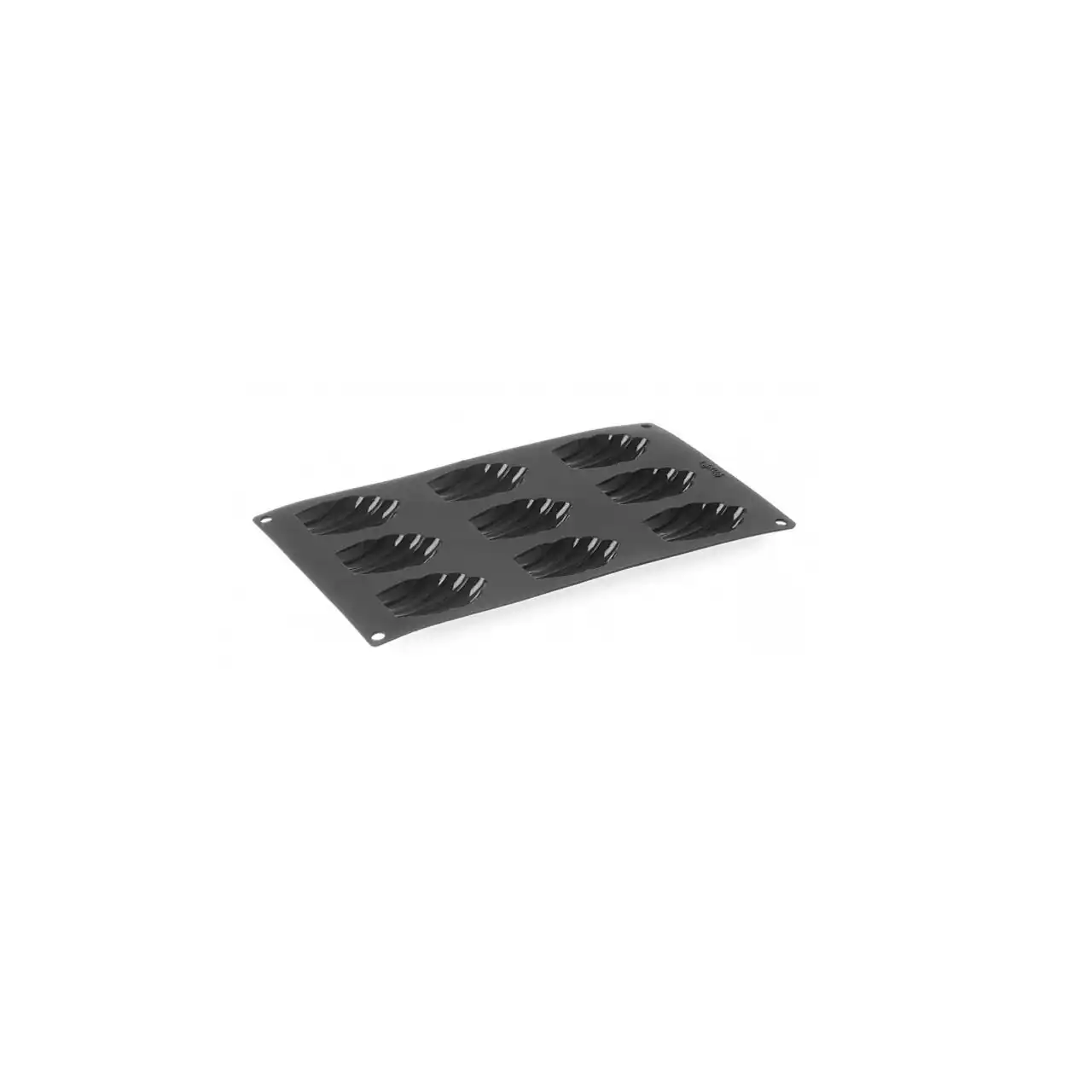 Silicone madeleine mold GN 1/3, 9 cavities, 70×47×17 mm