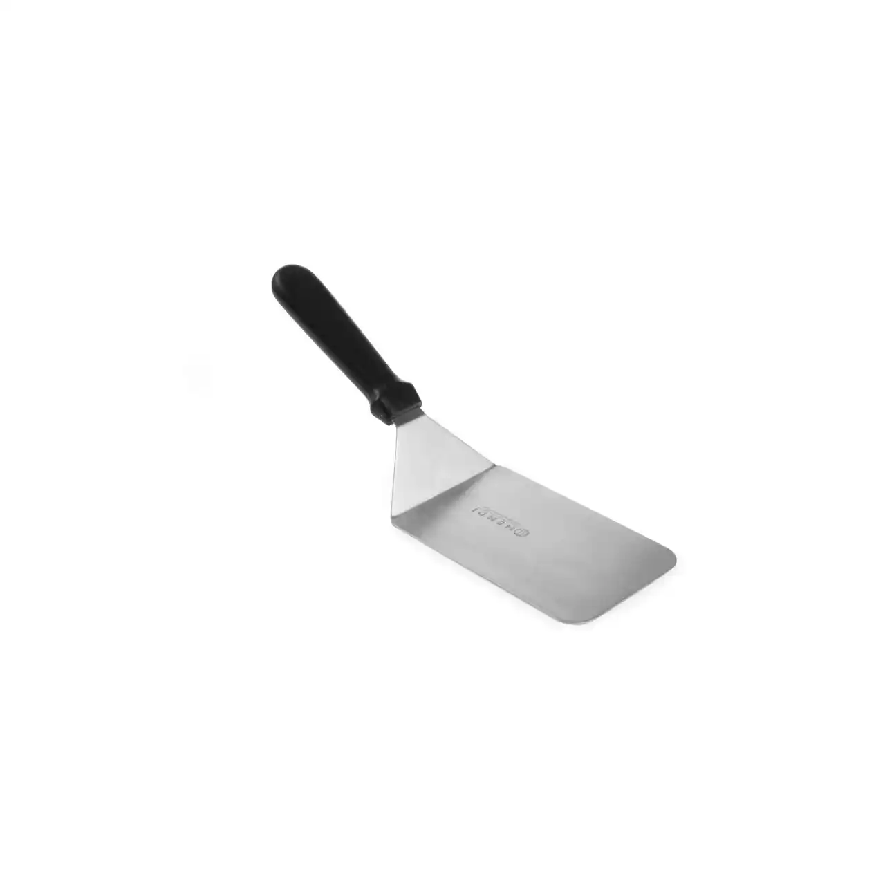 Spatulă de bucătărie plată din oțel inoxidabil cu mâner din polipropilenă