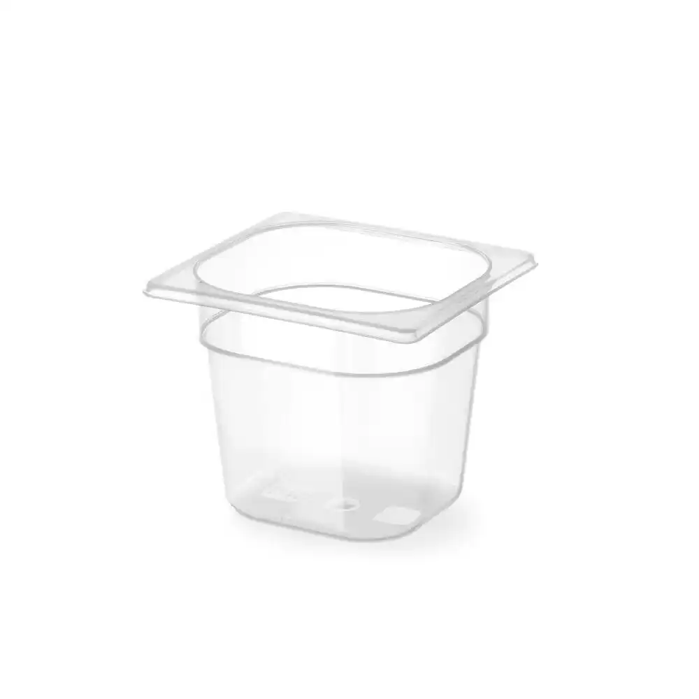 Recipient Gastronorm GN 1/6 din polipropilenă transparentă, 1,6 l