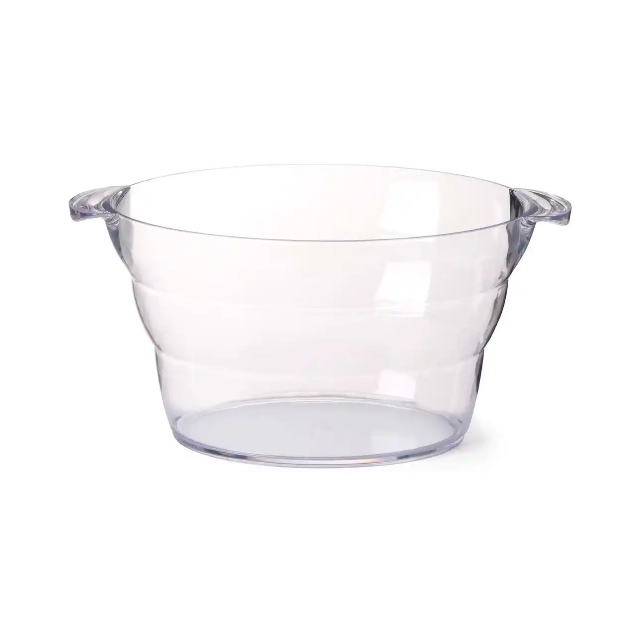 Frapieră ovală transparentă pentru șampanie și băuturi, 470×290×230 mm