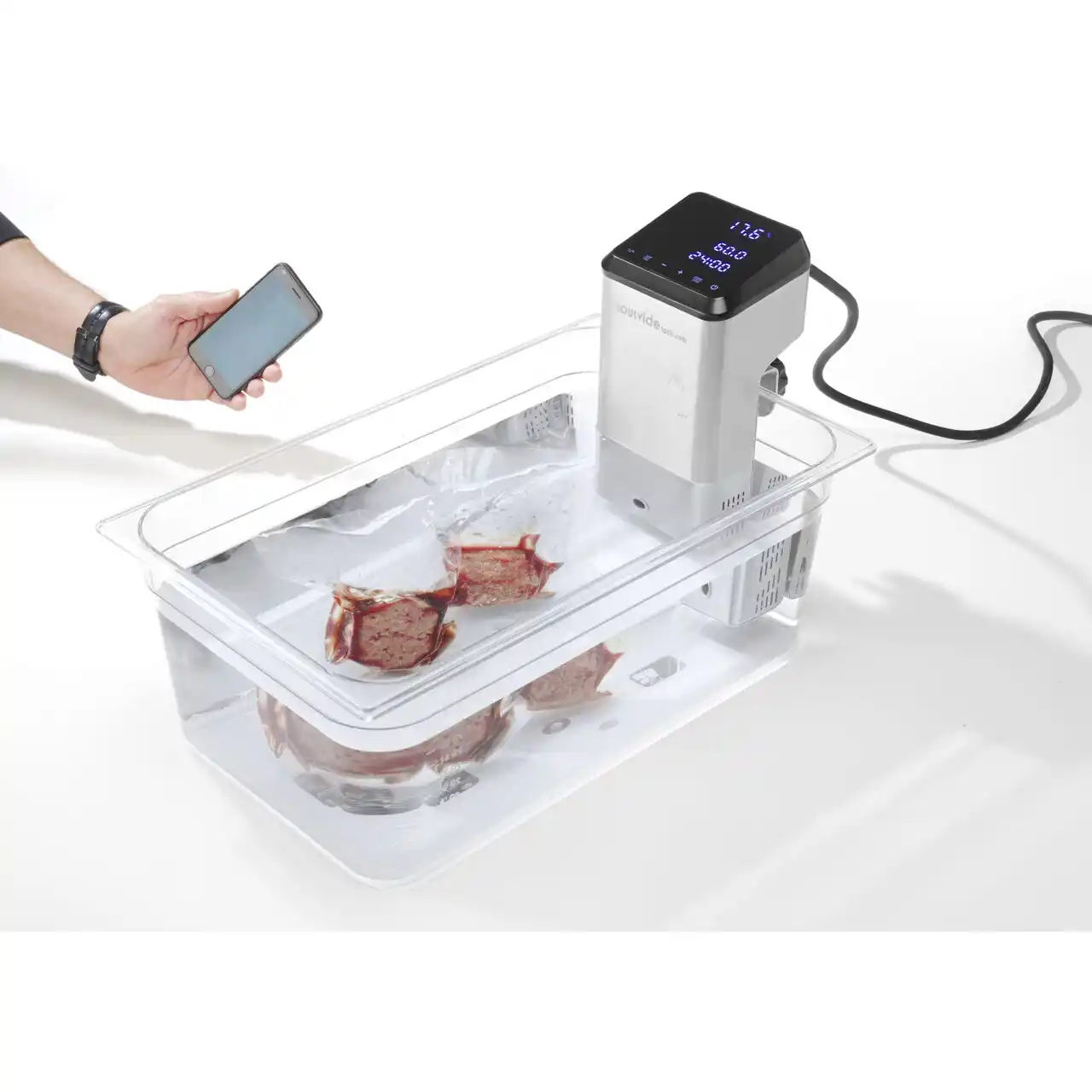 Circulator termostatic sous vide 2200 W, 80 l, iVide Plus