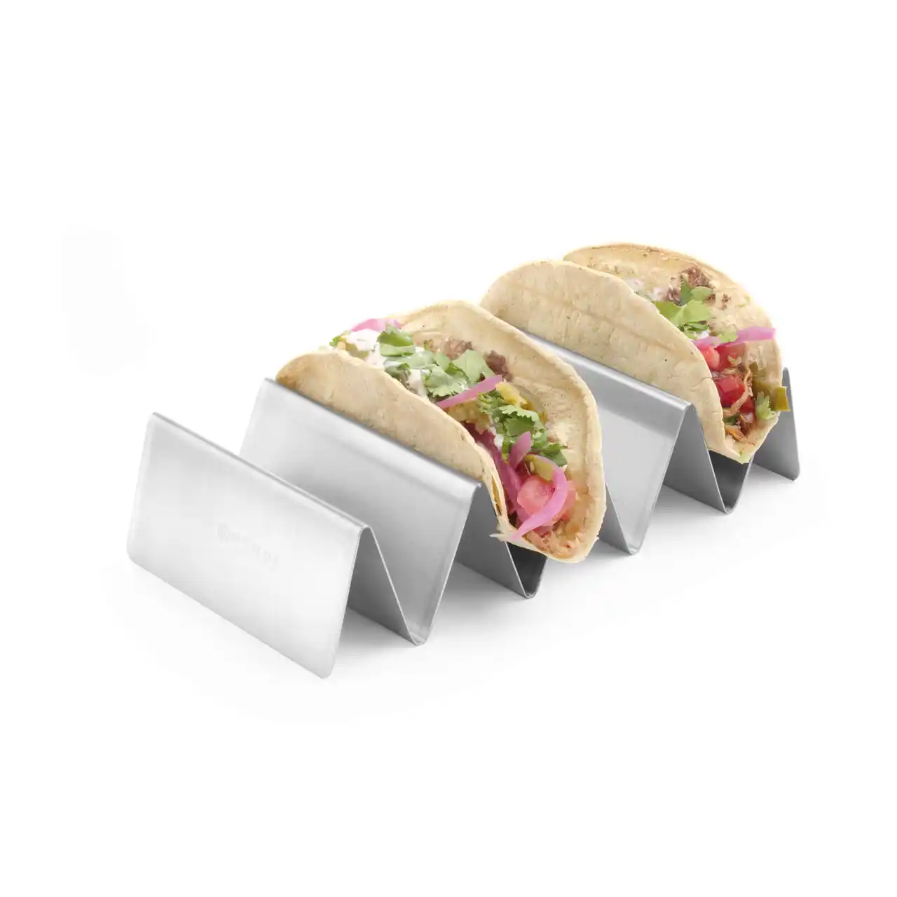 Suport pentru 2 taco din oțel inoxidabil 135×115×50 mm