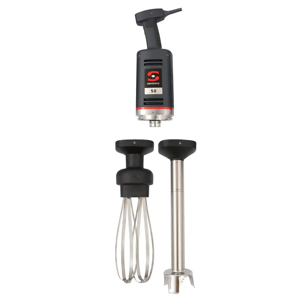 Blender vertical (mixer cu imersie) cu tel, 400 W, capacitate până la 30 l