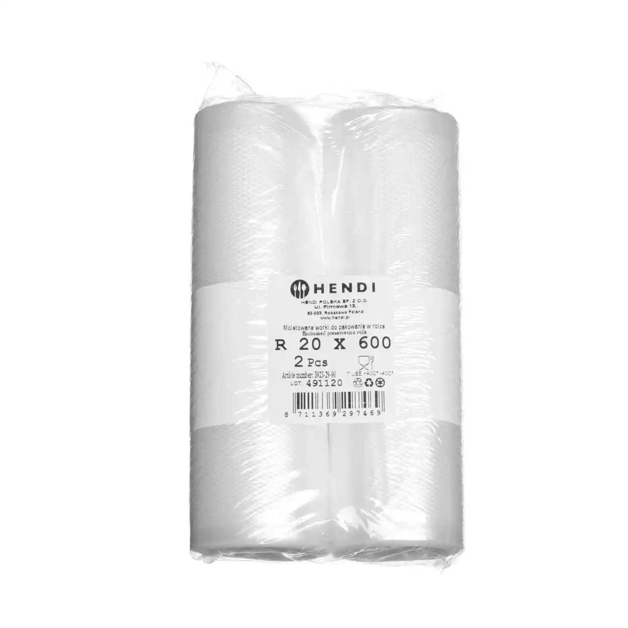 Pungi vacuum gofrate, 100 buc., 150 × 250 mm