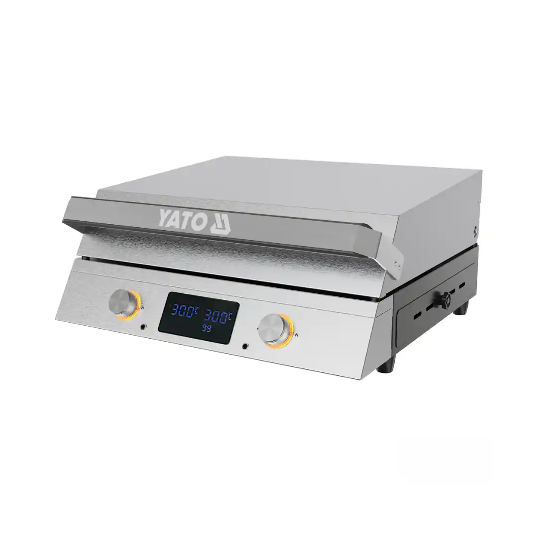 Electric Grill with LED Display, 2.3 kW, 530 × 475 × 250 mm