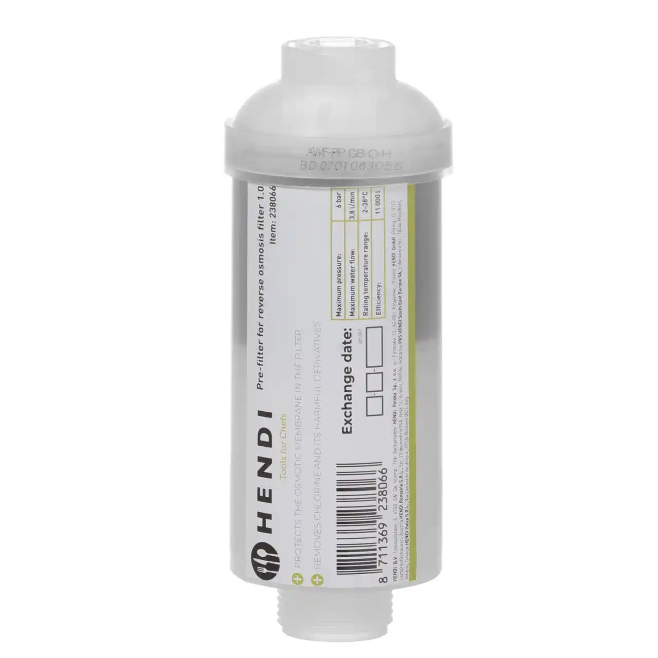 Replacement pre-filter for reverse osmosis filter 1.0