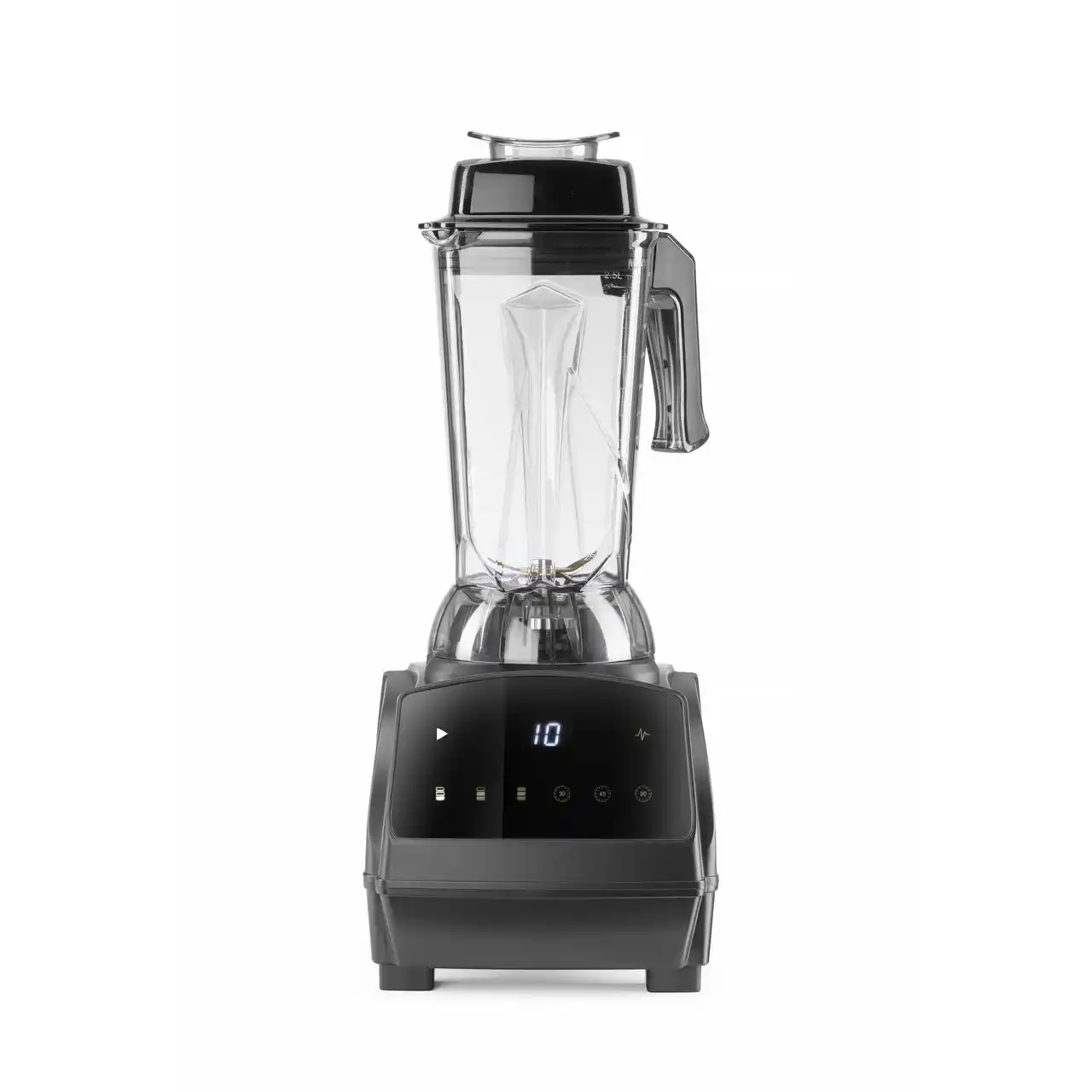 Блендер цифровой для бара без BPA, HENDI, 2,5L, Черный, 230V/1680W, 220x240x(H)535mm