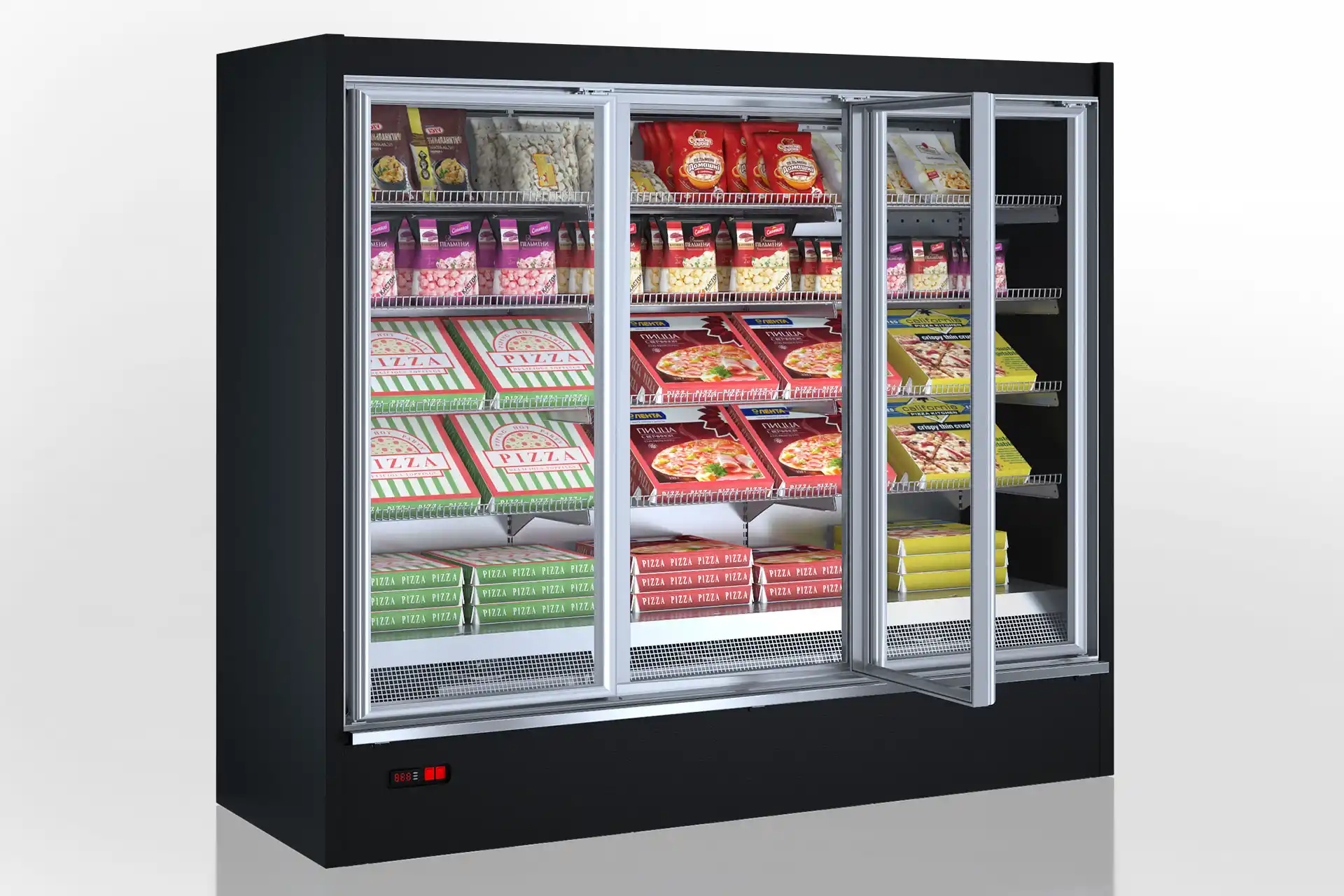 Vitrină pentru alimente congelate Indiana medium AV 085 LT D 210-DLM / Indiana medium AV 085 LT D 210-DLA - 795