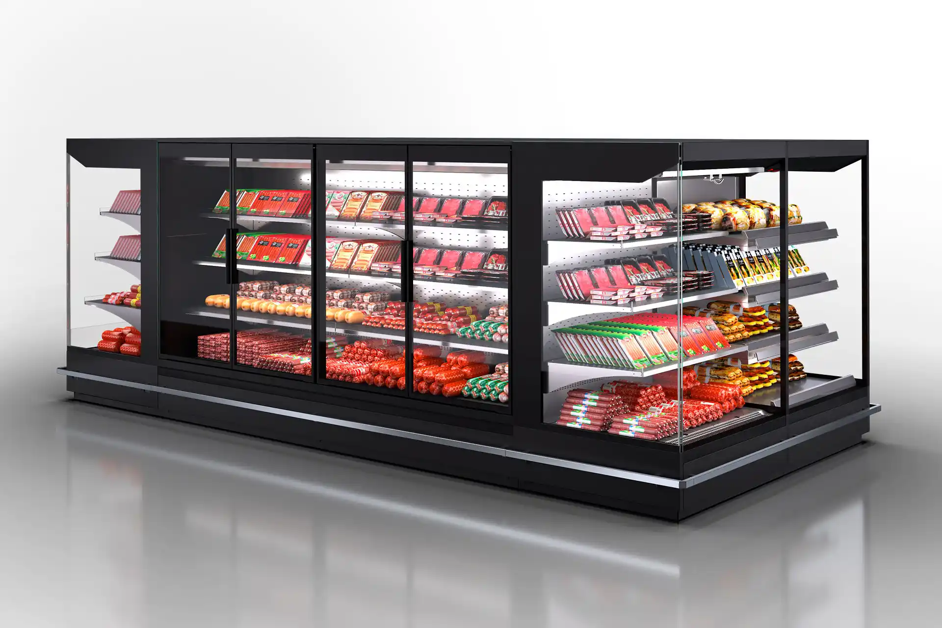 Semi-vertical cabinet Indiana eco MV 080 MT O 160-DLM - 937
