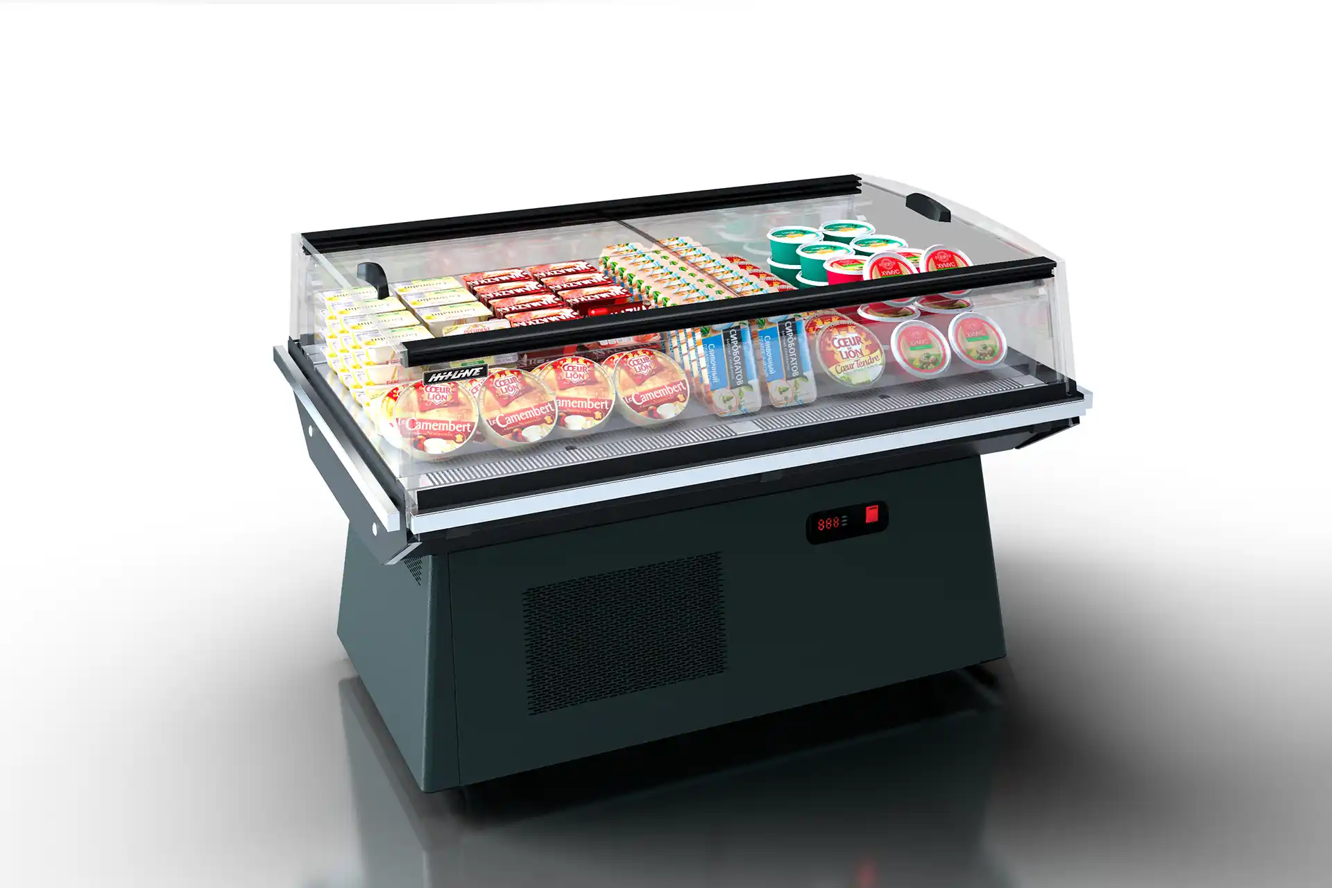 Vitrină promoțională Virginia AK 100 deli self 083-DLA (option) - 937