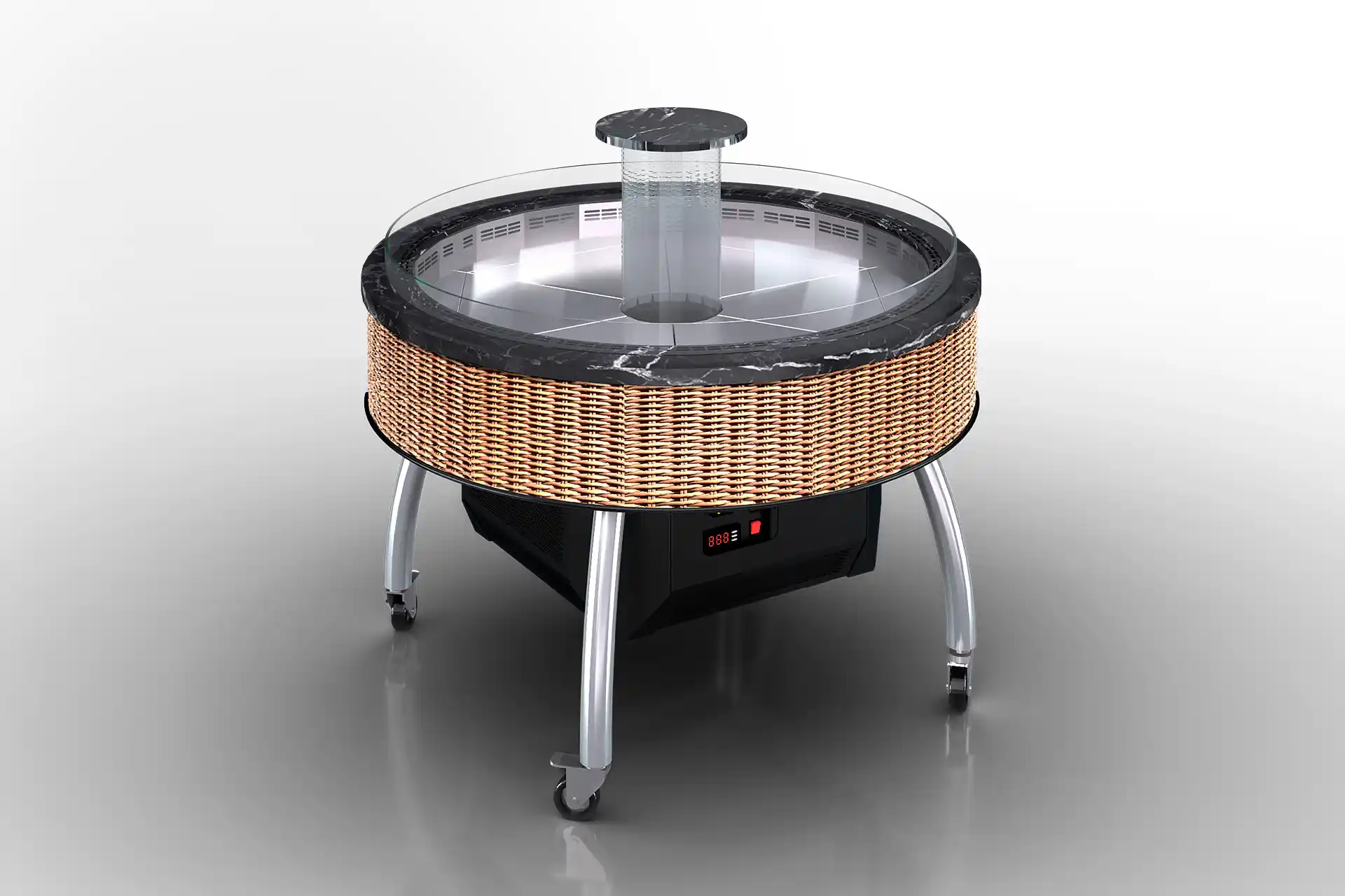 Vitrine specializate pentru fructe și legume Virginia AI 122 VF self 112-DLA - 0.8