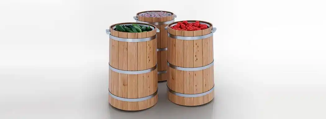 Vitrină specializată pentru vânzarea de murături Pickles Tub 20