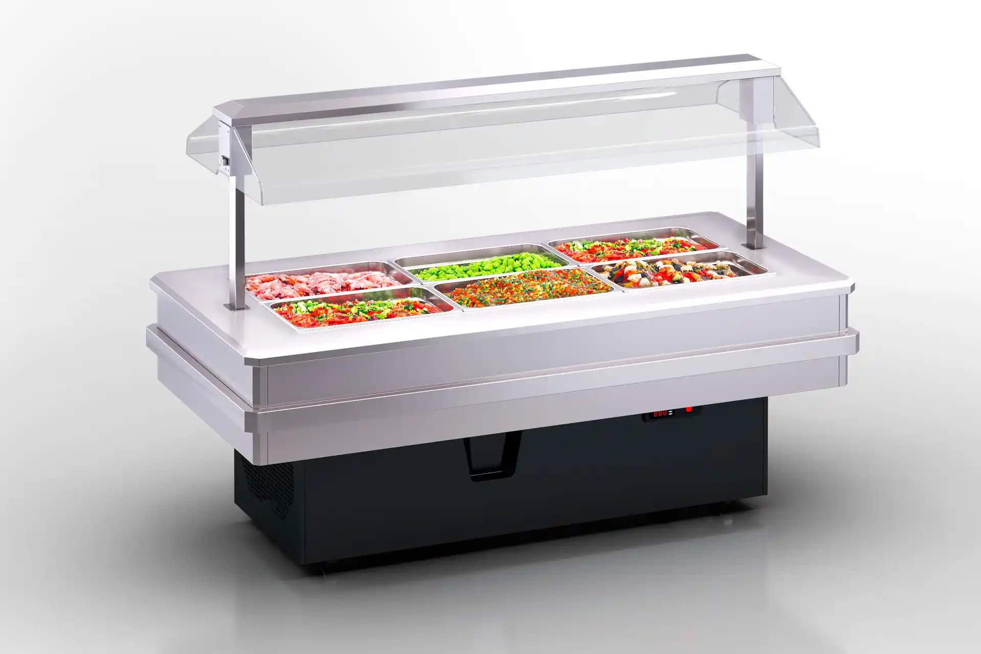 Vitrină specializată pentru vânzarea de murături Virginia AH 100 pickles self R 137-SLA - 1400