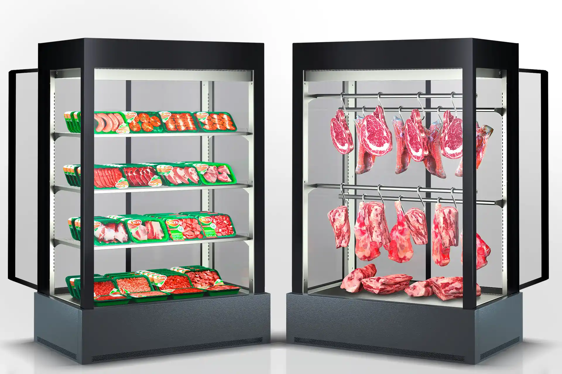 Vitrină specializată pentru vânzarea cărnii Kansas А4SG 078 meat 2HD