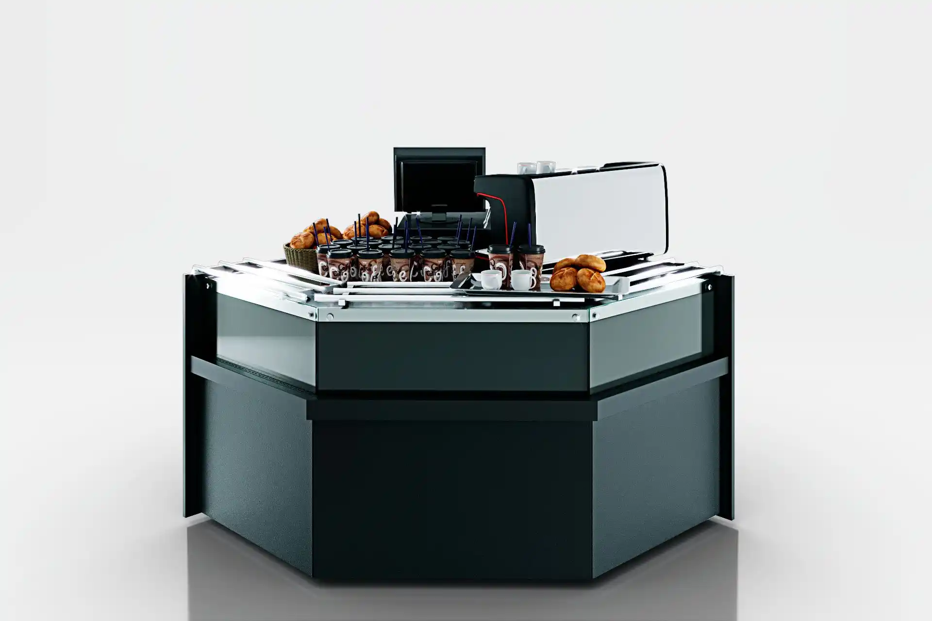 Linie de distribuire a alimentelor preparate Missouri NC 120 self SL N — element de colț