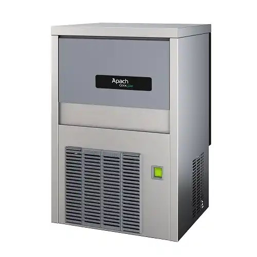Cube ice maker, 46 kg/24 h, water cooled, 25 kg bin