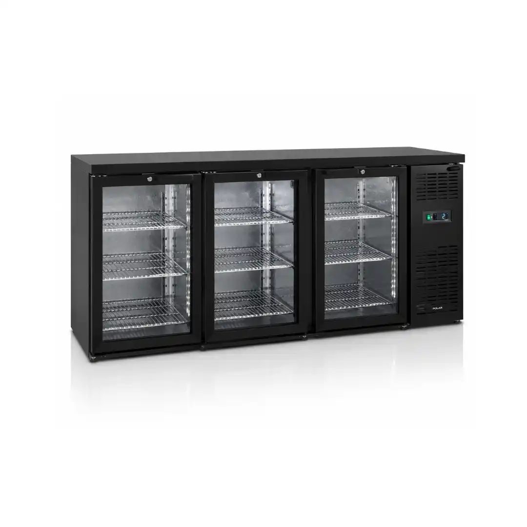 Холодильный шкаф backbar с 3 стеклянными дверями, 460 л