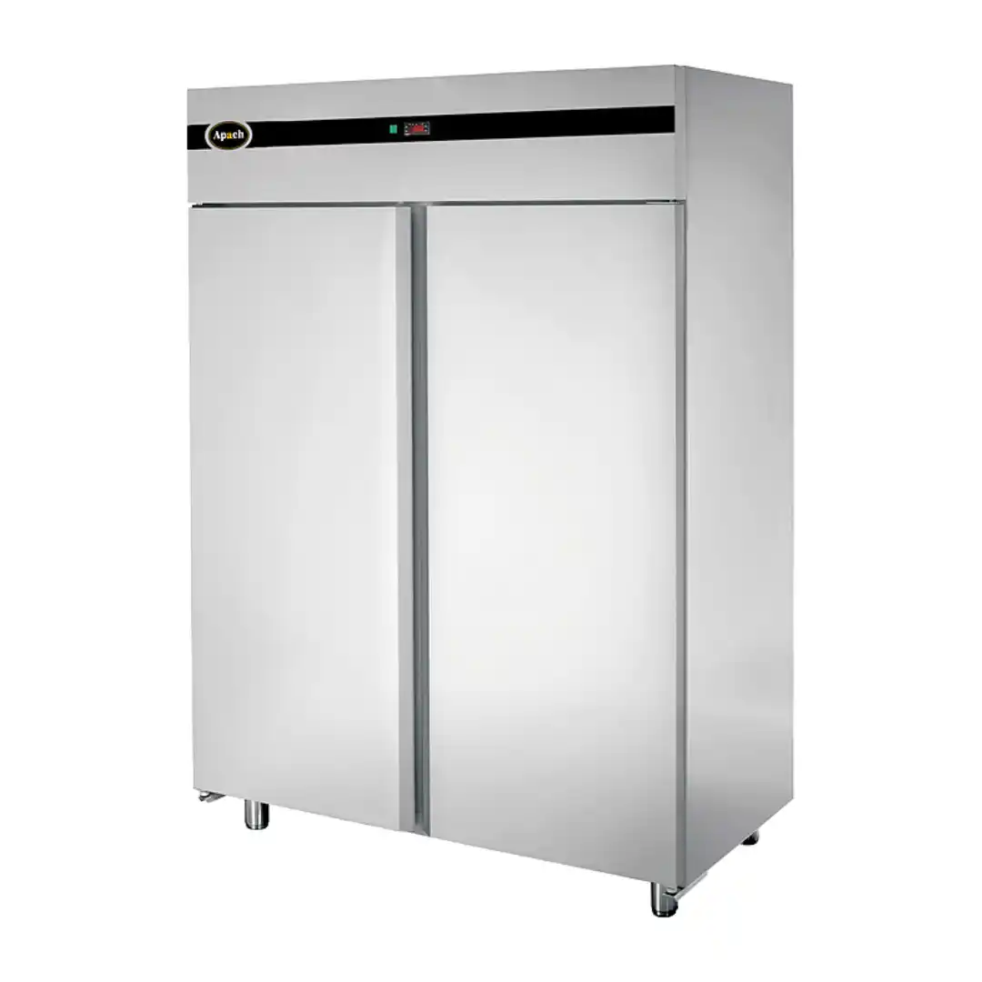Upright freezer cabinet with 2 solid doors, 1400 L, F1400BT DOM PLUS