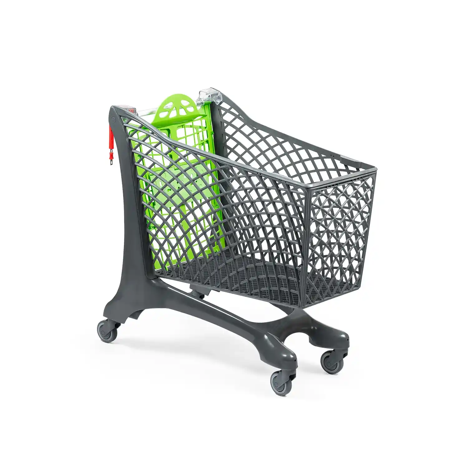 Cărucior pentru cumpărături din eco-plastic 210 l Plastimark Duka
