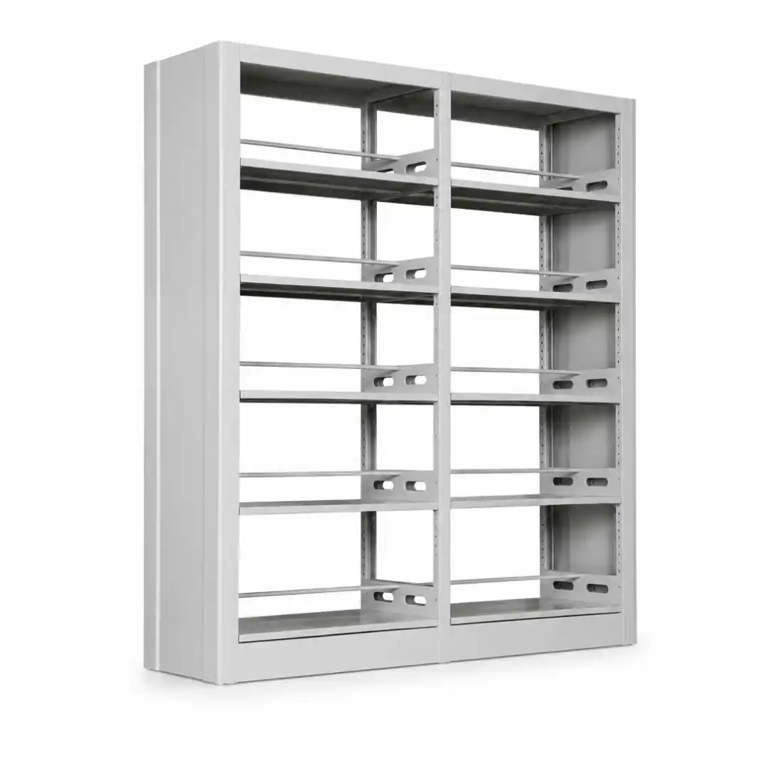 Raft metalic pentru arhivă cu 2 secțiuni și polițe reglabile, 1000x450x2000 mm