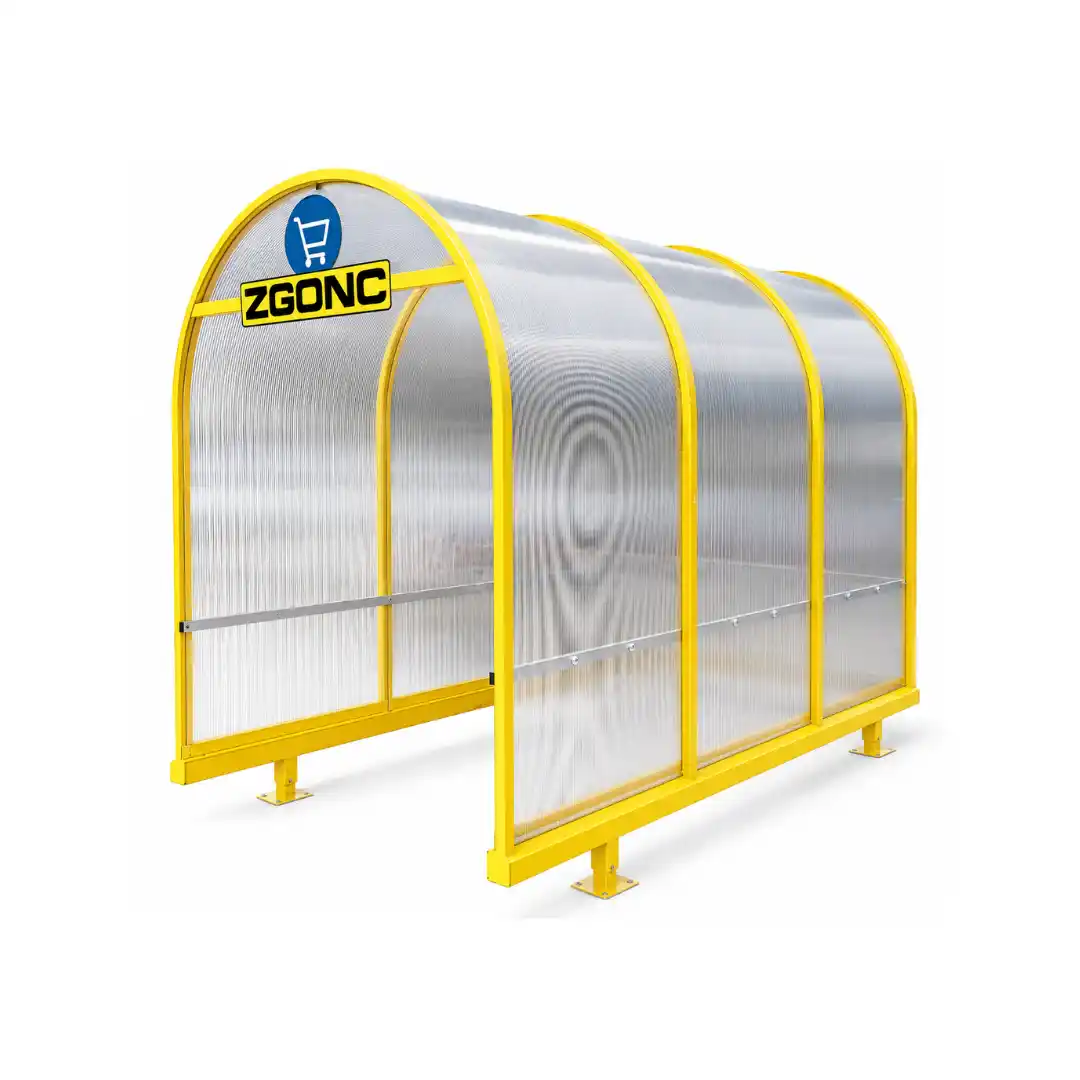 Stație pentru depozitarea cărucioarelor de cumpărături arcuit Model Igloo