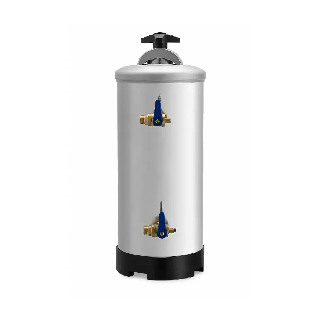Manual water softeners with ion-exchange resin, 8 and 12 l