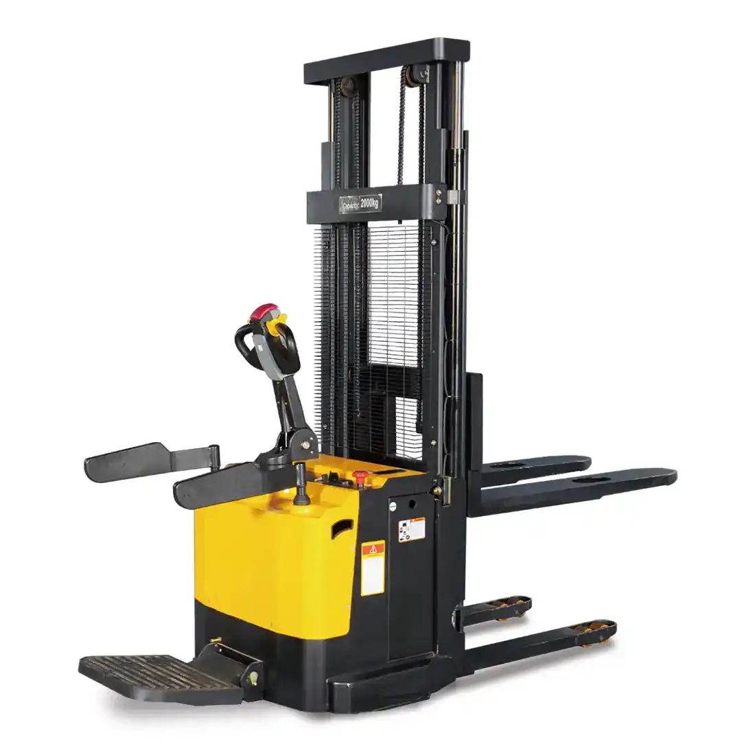 Self-propelled electric stacker 2000 kg, lift height 4500 mm