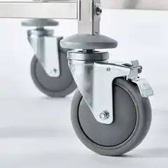 Транспортная тележка из нержавеющей стали, 14x GN 1/1