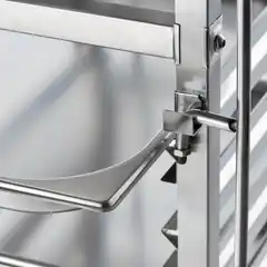 Транспортная тележка из нержавеющей стали, 14x GN 1/1