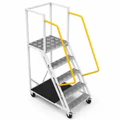 Лестница-платформа Gama Cirus, 4+1, Cream White