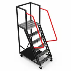 Лестница-платформа Gama Cirus, 4+1, Cream White