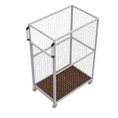 Тележка-контейнер Moduline с сетчатыми стенками, 165 кг, 1215×795×1880 мм