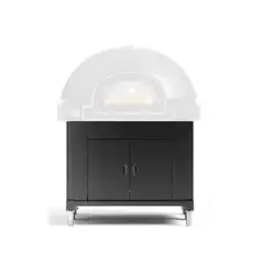 Подставка с закрытым шкафом для печи Dome Touch, на колёсах, 1400×1184×1110 мм