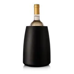 Чёрный охладитель для бутылок с активным охлаждающим чехлом