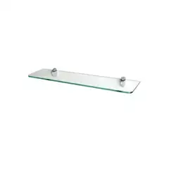 Стандартная полка Glassline, из прозрачного стекла, 420x120x8 мм