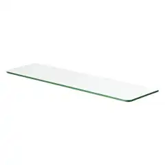 Стандартная полка Glassline, из прозрачного стекла, 420x120x8 мм