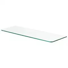 Стандартная полка Glassline, из прозрачного стекла, 420x120x8 мм