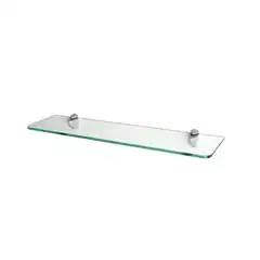 Стандартная полка Glassline, из прозрачного стекла, 420x120x8 мм